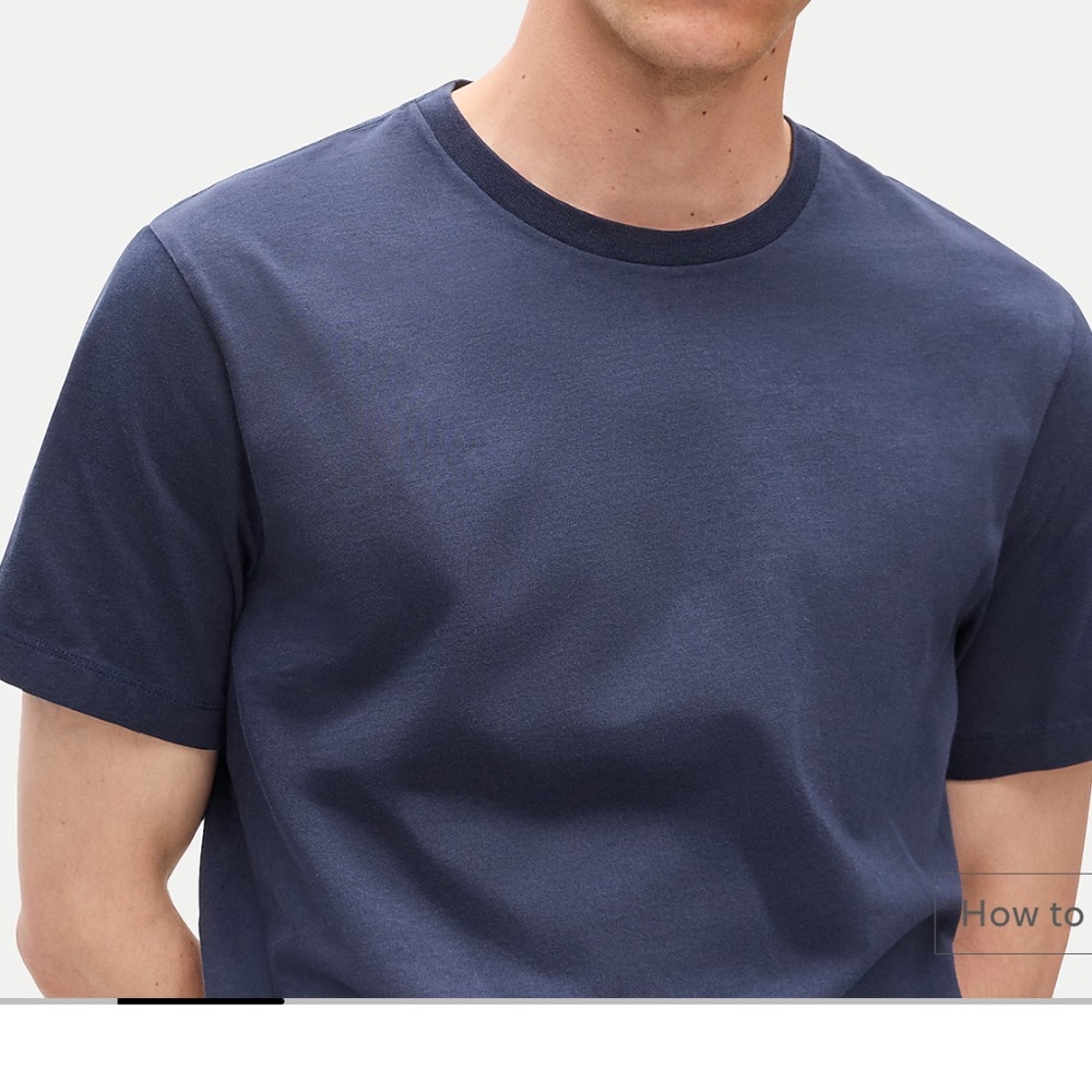 J.Crew Men's Crewneck T-Shirt - Navy size XXL NEW